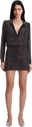 Self Portrait Abito camicia con strass - - Dresses - Donna - Nero - S