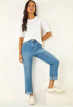 Roman Turn Up Pocket Jeans