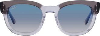 Ray-Ban Ray Ban Mega Hawkeye Blue Gradient Square Unisex Sunglasses RB0298S 13553F 53