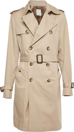 Sandro Trench doppiopetto con cappuccio - Toni neutri