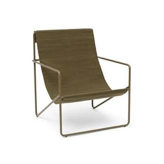 Ferm Living Armchair Désert - Green - Recycled fabric - Designer Trine Andersen