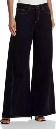 L'agence Beau High Rise Wide Leg Jeans In Black