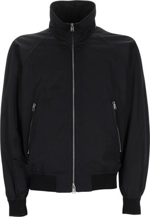 Tom Ford Black Mock Collar Jacket