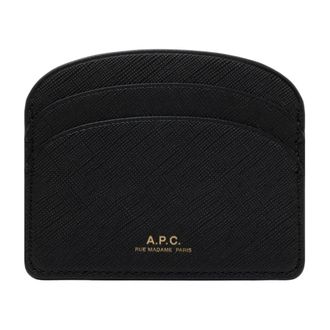 A.P.C. Wallets & Cardholders, female, Black, Size: ONE SIZE Demi-Lune Cardholder