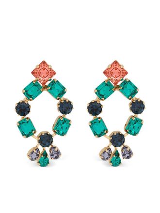 Rosantica embellished drop earrings - Gold