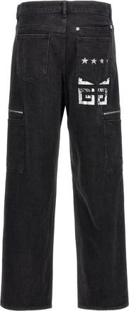 Givenchy Mens Black Cotton Jeans Denim Clothing