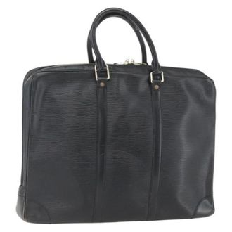 Louis Vuitton Pre-owned Handbag - Dames - Pre-owned - Zwart - Maat: ONE Size Leer
