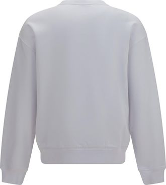 Dolce & Gabbana Mens Sweatshirt Cotton Optical White T-Shirts And Polos