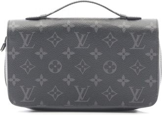 Louis Vuitton Black Monogram Eclipse Pvc Long Wallet (Bi-Fold) (Pre-Owned)