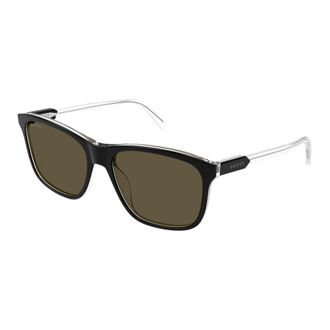 Gucci Zonnebril - Heren - Zonnebrillen - Zwart - 57 MM - Accessoires