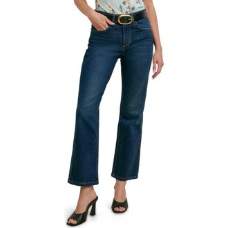 Favorite Daughter The Dot Mid Rise Straight Ankle Jeans in Adelaide at Nordstrom, Size 25