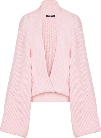 Balmain Maglione con maniche a palloncino - Rosa