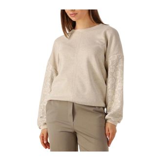 Beaumont Amsterdam Dames, Truien, Beige, Maat: S Katoen