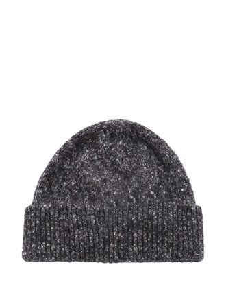 Brunello Cucinelli speckled wool beanie - Black