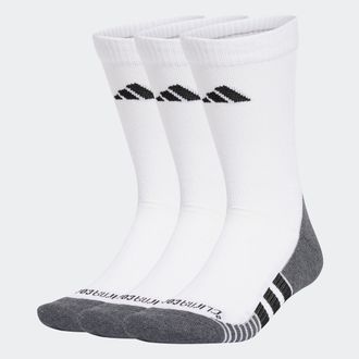 adidas Funktionssocken ADIDAS PERFORMANCE PRF C CC CRW 3P, Gr. S (37/39), schwarz-weiss (wei&szlig;, schwarz), Obermaterial: 56% Polyester, 40% Baumwolle, 3% Elast