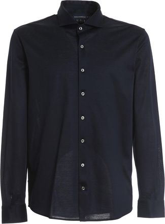 Paolo Fiorillo Long Sleeve Button-Up Cotton Shirt