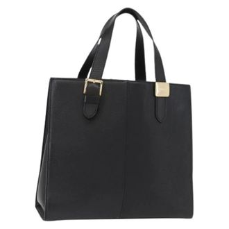 Burberry Pre-owned Tote Bags, female, Black, Size: ONE SIZE Pre-owned Vintage Hand Bag