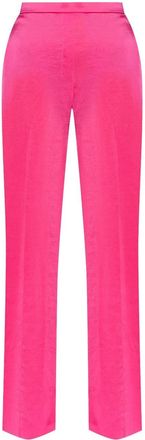 Theory satin tailored trousers - women - Polyester - 10 - Pink