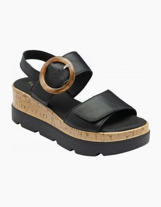 Lotus Womens Lotus Cammie ladies sandal in black - Size: 6