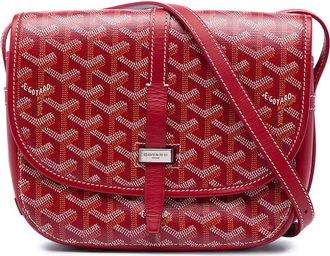 Goyard Pre-owned Goyard Goyardine Belvedere II PM Crossbody Unisex YL86ZWYN3ID9JL63