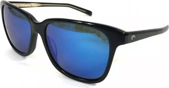 Costa Costa Sunglasses In Black Gold Blue Mirror Polarized