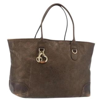 Gucci Pre-owned Tote Bags, female, Brown, Size: ONE SIZE Pre-owned Vintage Tote Bag
