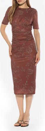 Alexia Admor Keaton Sheath Dress in Red Floral at Nordstrom Rack, Size X-Small