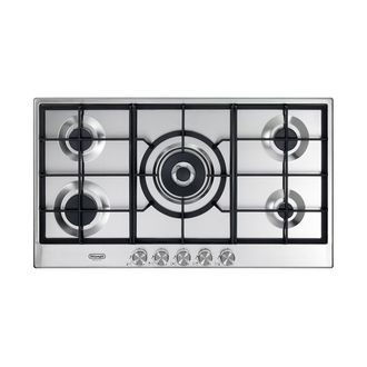 DeLonghi Placa De Gas Empotrada Delonghi Nsl 590 X De 90 Cm En Acero Inoxidable Y 5 Quemadores