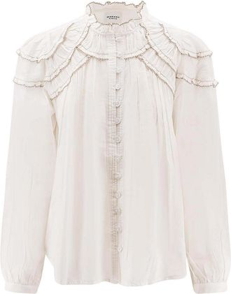 Isabel Marant Christa shirt in organic and viscose cotton