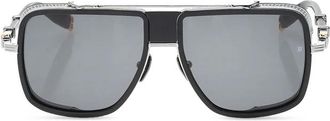 Balmain Sunglasses, male, Gray, Size: ONE SIZE O.r. Sunglasses