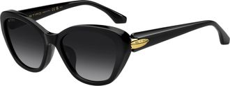 Etro 0133/F/S Asian Fit 807/9O Womens Sunglasses Black Size 55