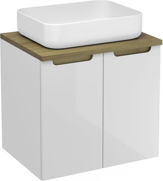 Puma Naturel - Mueble De Ba&ntilde;o Bajo Lavabo Stilla 60x60x45 Cm, Blanco (stillad06033dbk)