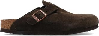 Birkenstock Boston BS Slides - Dames - Slip ons - Bruin - 45 EU - Su&egrave;de - Schoenen