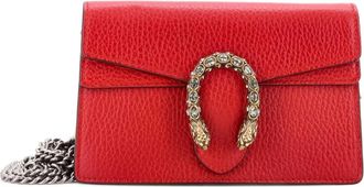 Gucci Dionysus Bag Leather Super Mini clutch bag - Rood
