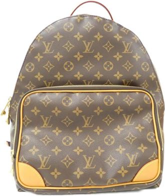 Louis Vuitton Brown Coated Canvas Backpack (Pre-Owned)