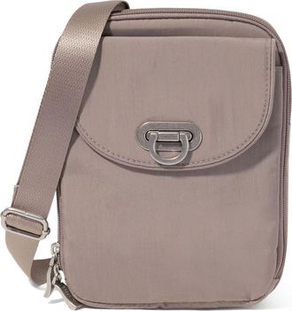 Baggallini Coastal Flip Lock Venture Crossbody in Moonrock at Nordstrom