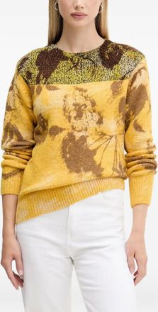 Desigual Maglione con design color-block - Giallo
