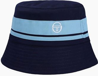 Sergio Tacchini Mens Sergio Tacchini Newsford Bucket Hat Maritime Blue/Baltic Sea - Navy - Size: ONE size