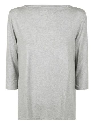 Majestic Boat Neck 3/4 Sleeves Sweater