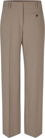 Sams&oslash;e & Sams&oslash;e Broeken, Dames, Grijs, M, Leer, Salaney Broeken