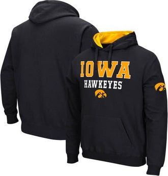 Colosseum Mens Colosseum Black Iowa Hawkeyes Sunrise Pullover Hoodie at Nordstrom, Size Medium