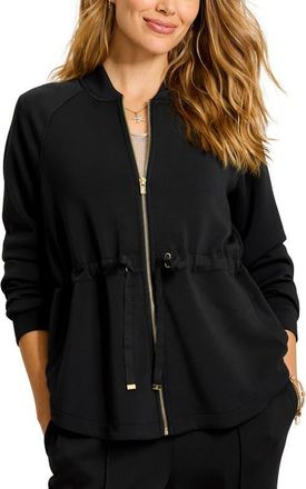 Tommy Bahama Palm Voyage Zip-Up Jacket in Black at Nordstrom, Size X-Small