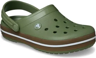 Crocs Crocband Gum Clog Sandalen - Unisex | oliv