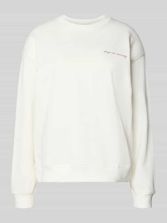Marc O'Polo Denim Marc OPolo Denim Oversized Sweatshirt mit R&uuml;ckenprint in Offwhite, Gr&ouml;&szlig;e XL