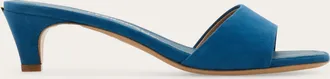 Ferragamo Women Low heeled mule Blue Size 10.5