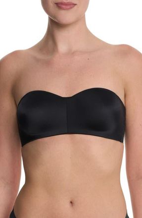 Natori Adapt Smooth Bandeau Strapless Bra in Black at Nordstrom, Size 36Ddd