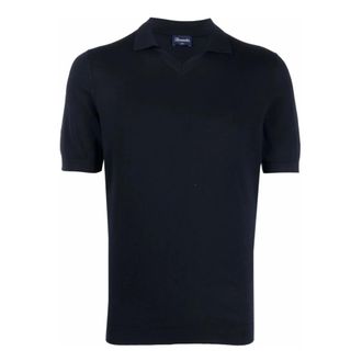 Drumohr Polo Shirts, male, Blue, Size: 3XL Drumohr T-shirts and Polos