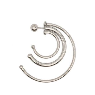 Panconesi Pierced Solar Triple-hoop Earrings