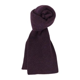 Dries Van Noten Bufanda de Punto Acanalado - Accessories - Hombre - P&uacute;rpura - ONE SIZE