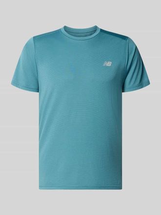 New Balance Funktionsshirt mit Rundhalsausschnitt und Logo in Petrol, Gr&ouml;&szlig;e XXL
